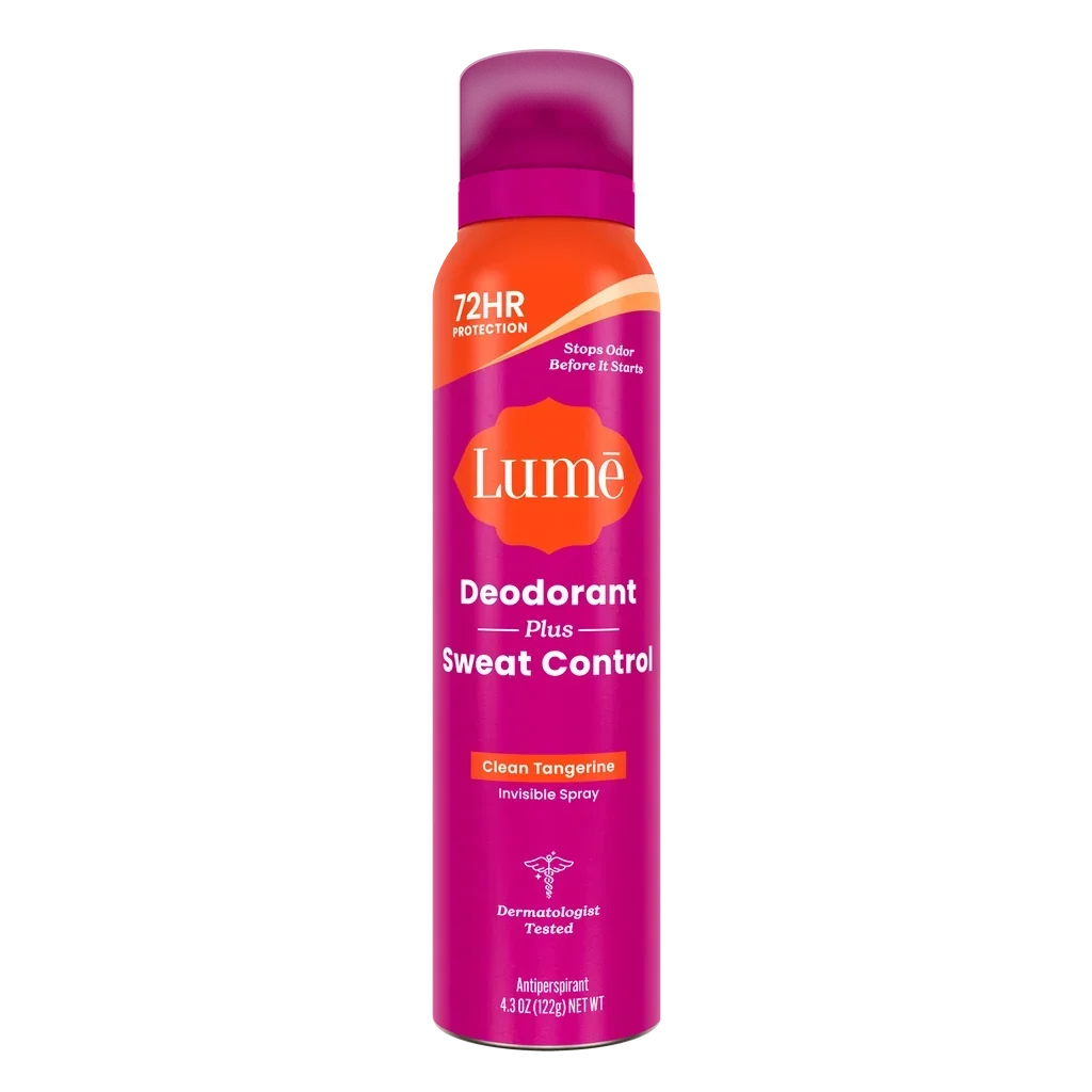 Lume Sweat Control Spray Deodorant Clean Tangerine